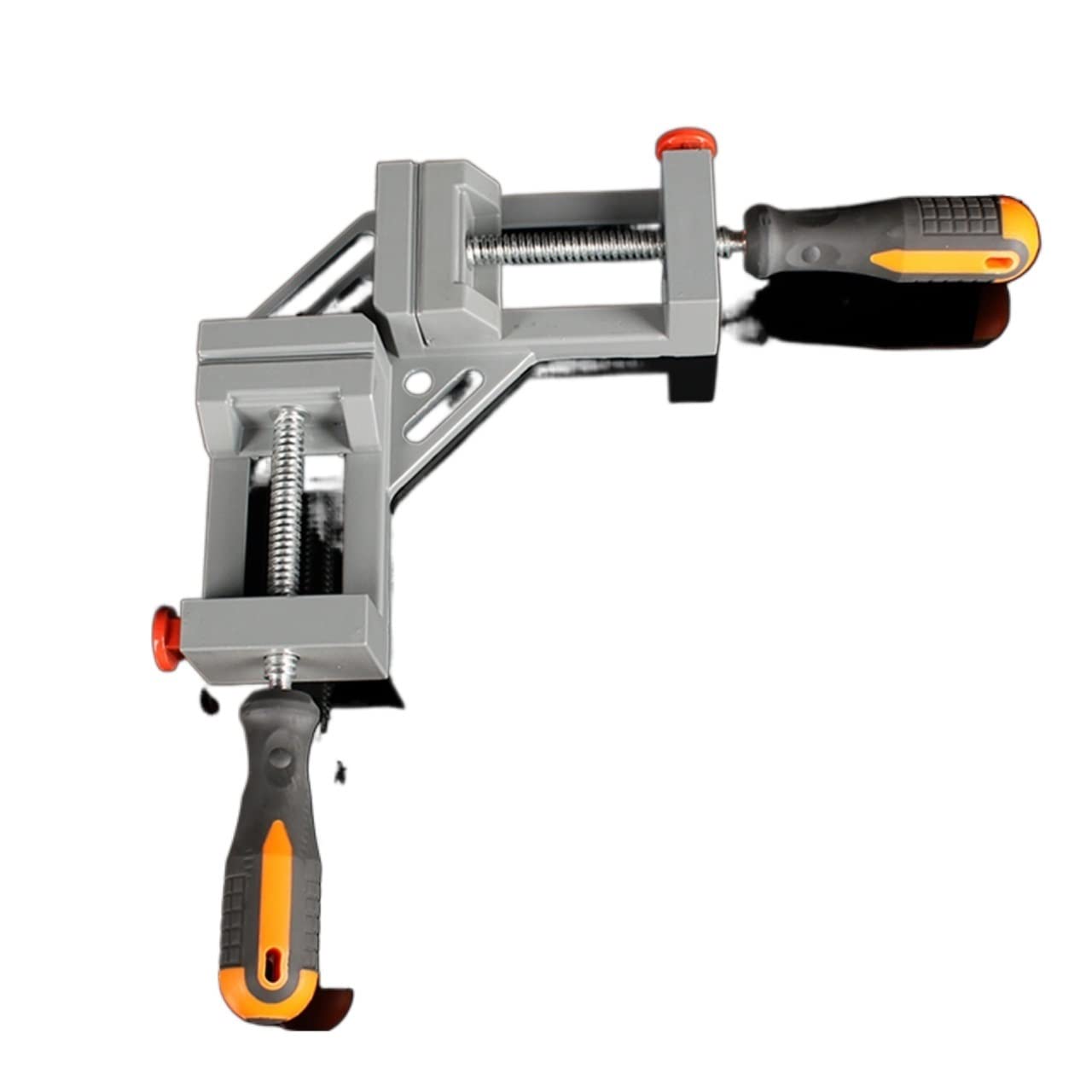 JMORCO 90 Degree Angle Clamp Set - Double Handle Corner Clips for Woodworking, Framing & Photo Joining - Heavy Duty Plastic Right Angle Clamps for Secure 90° Bonding (Size C) - Perfect for DIY Projects, Picture Frame Assembly, and Cabinet Making