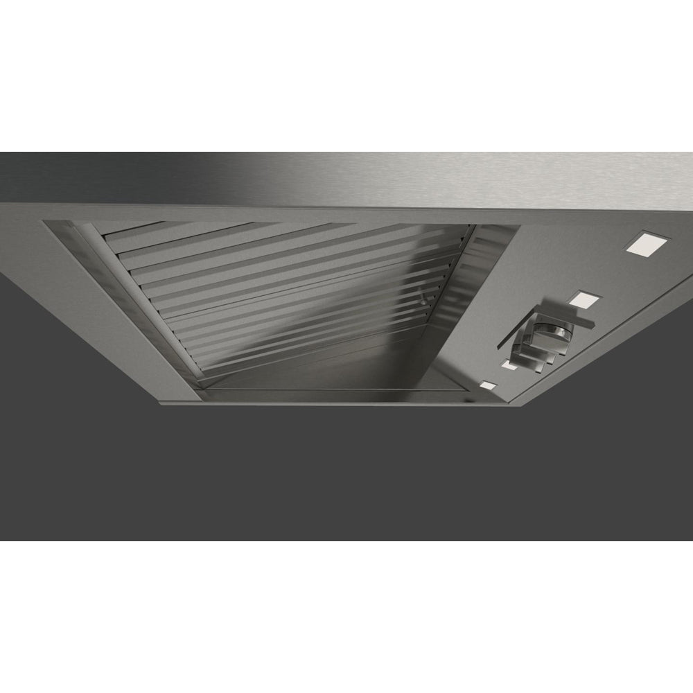 Fulgor Milano 36 Inch 1000 CFM Professional Stainless Steel Under Cabinet Range Hood with Knob Control - Model F6PH36DS1 | Powerful Kitchen Ventilation for Cooking, Grilling & Frying