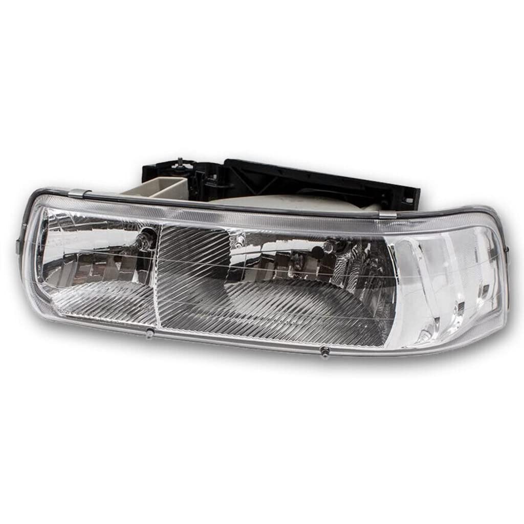 CarLights360: 2000 Chevy Tahoe Headlight Assembly Replacement - GM2505103 Compatible - Perfect for Night Driving & Off-Road Adventures