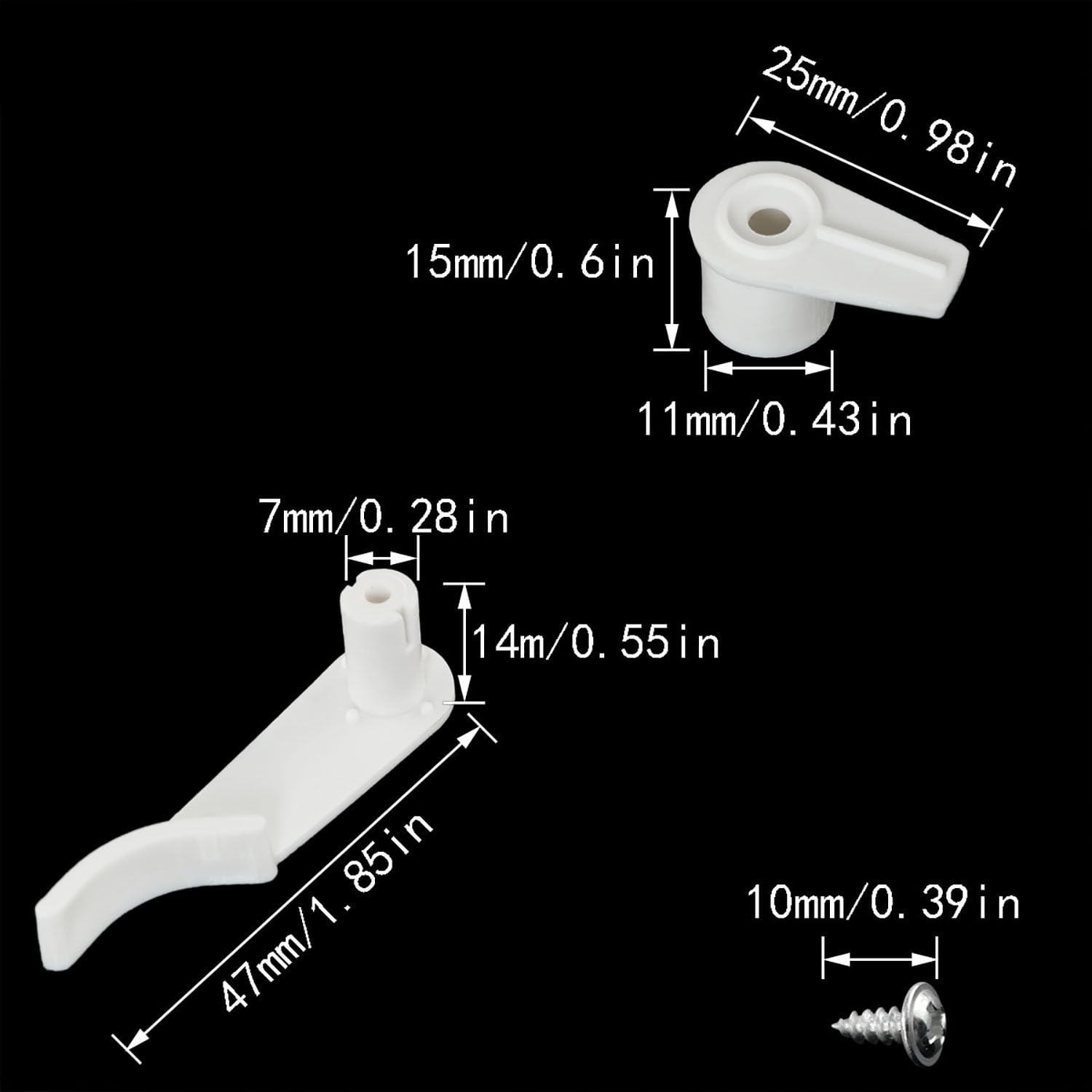 20PCS White LED Plastic Ceiling Light Mounting Clips - Secure Light Fixture Holders for LED Strip & Lamp Sockets - Perfect for Home, Office & Commercial Lighting Installation