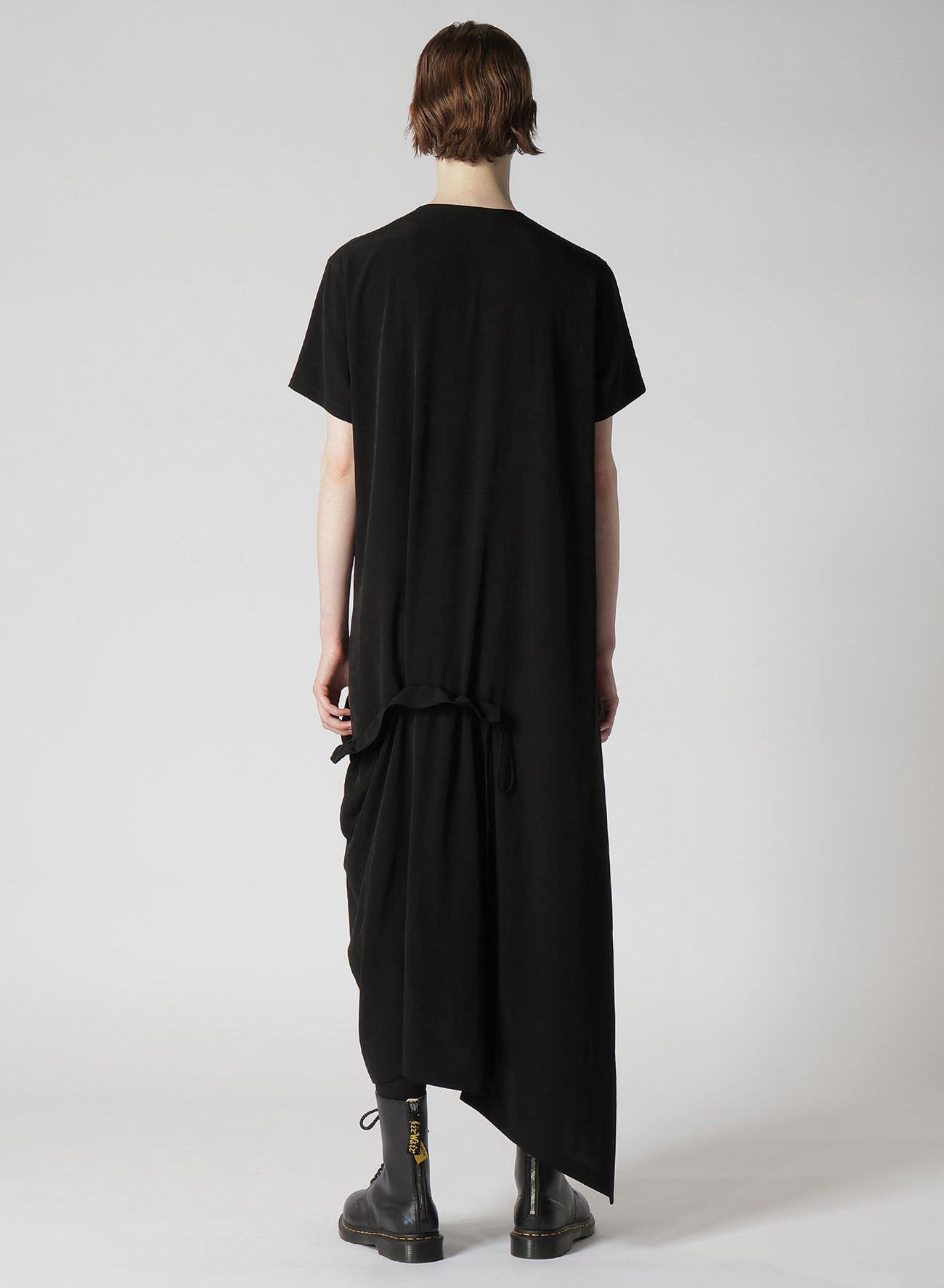 Elegant Crepe de Chine Half Sleeve Draped Dress for Women - Perfect for Cocktail Parties, Weddings & Evening Events