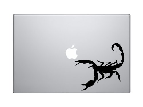 Scorpion Venom Sting Vinyl Decal Sticker - 5-Inch Black Scorpio Logo for Cars, Laptops, Windows & More - Durable Weatherproof Adhesive - Perfect for Car Decals, Laptop Skins & Home Decor