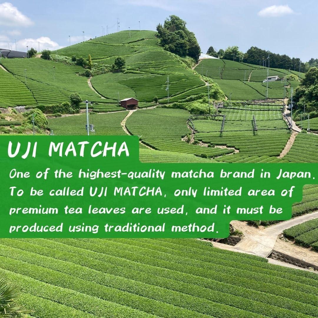 Premium Organic Uji Matcha Green Tea Powder 30g - Ceremonial Grade, USDA Certified, Antioxidant-Rich for Smoothies, Lattes & Baking