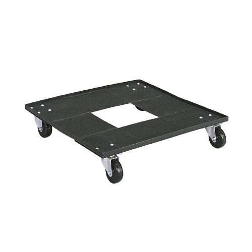 Safco 4188 Black Stack Chair Cart - Heavy Duty Transport Cart for 4185 Stack Chairs & Visitor Chairs | Perfect for Schools, Churches & Event Venues