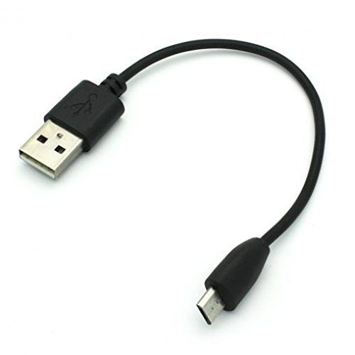 Fast Charging Micro USB Cable for Alcatel Go Flip 3/Smartflip - 3ft Short Black USB Charger Cord with Sync & Data Transfer - Perfect for Home, Office & Travel Charging Needs