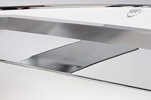**2019-2020 Hyundai Santa Fe Chrome Hood Guard - Heavy Duty Bonnet Protector (1-Piece) for Off-Road & Highway Driving**