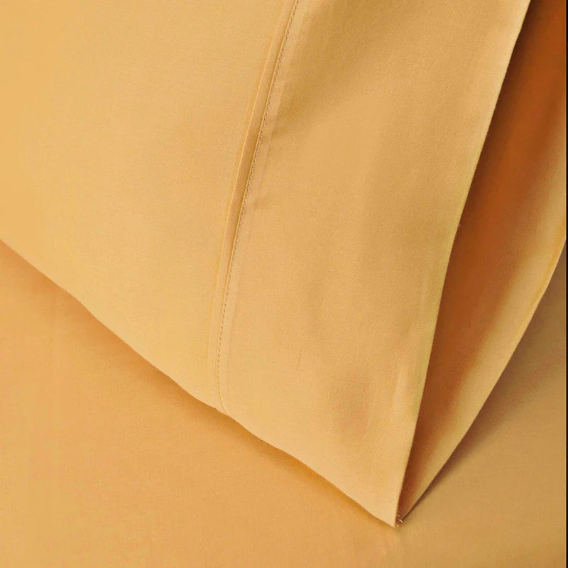 Premium 530 Thread Count 100% Egyptian Cotton Pillowcase Set of 2 - Ultra Soft & Breathable Bedding for Luxury Hotels & Home Use