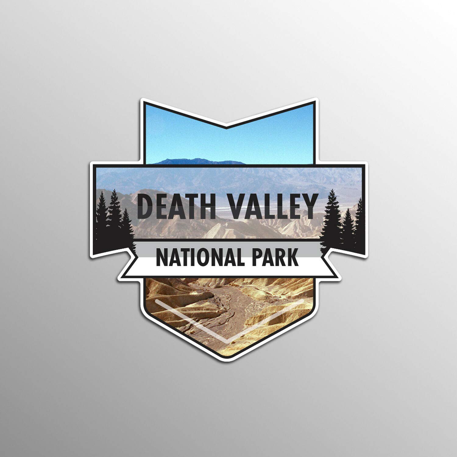 Death Valley National Park Vinyl Decal Sticker - Waterproof Car Decal Bumper Sticker 5 Inch - Perfect for Cars, Laptops, Water Bottles & Outdoor Gear