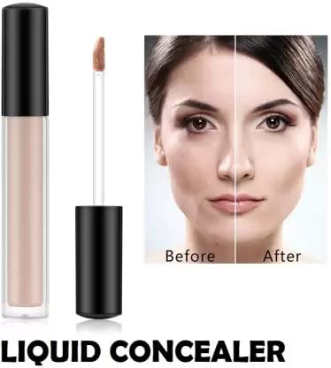 Best Full Coverage Liquid Concealer for Dark Circles & Blemishes - Waterproof & Long-Lasting Makeup for Flawless Skin | Perfect for Daily Use & Special Occasions