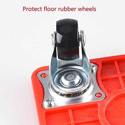 360 Degree Professional Furniture Mover Tool Set - Heavy Duty 4 Wheeled Roller with Universal Pulley & 1 Bar Tool Kit (5pcs) - Perfect for Moving Couches, Appliances, and Home Renovation Projects