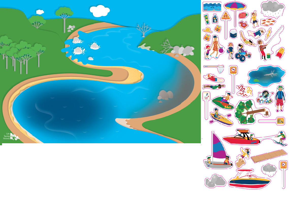 Educational Magnetic Water Safety Boards for Kids - Perfect for Swimming Lessons & Pool Safety Training