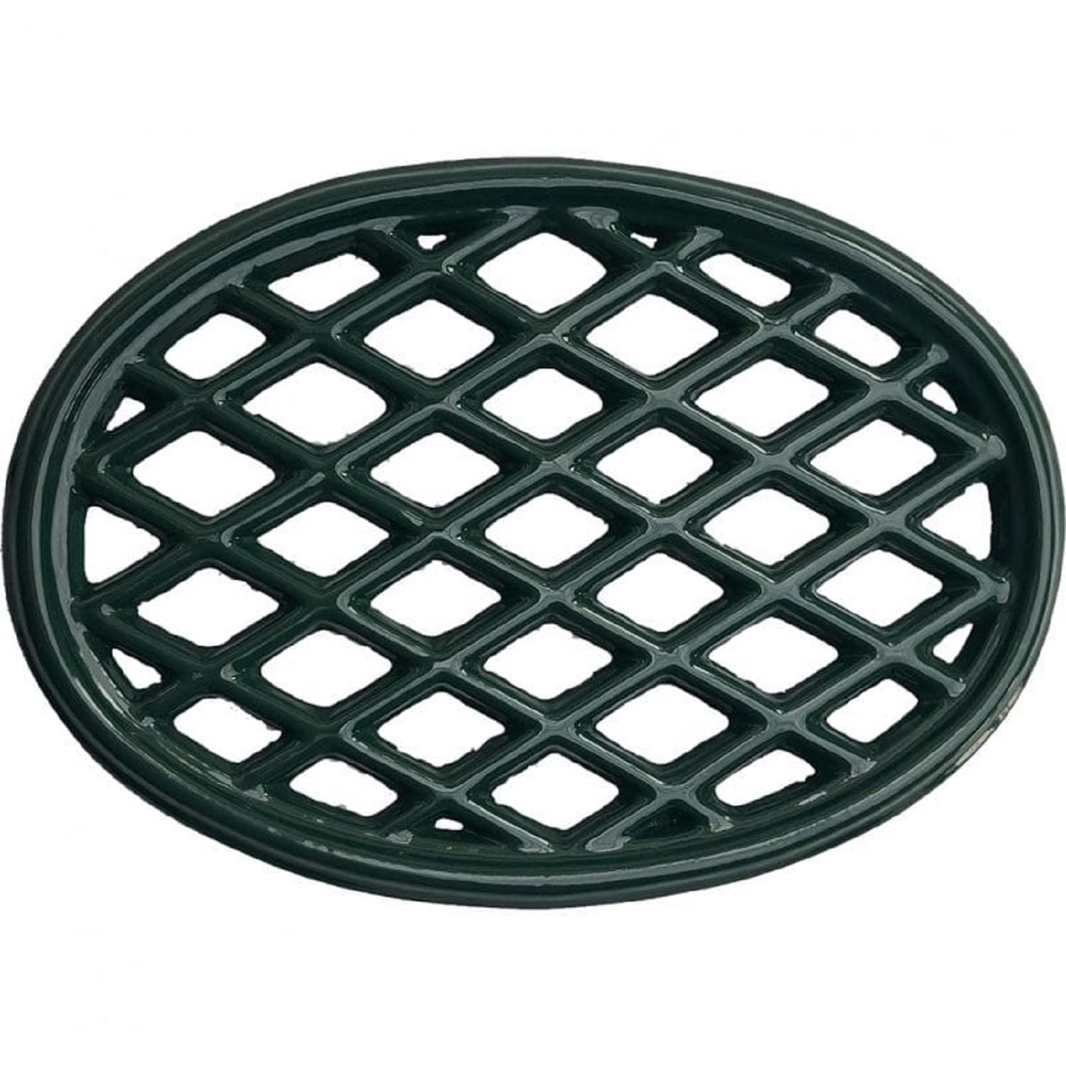 John Wright Cast Iron Lattice Trivet - Forest Green | Heat-Resistant Trivet for Pots & Pans | Perfect for Kitchen, Dining Table & Outdoor BBQ Use
