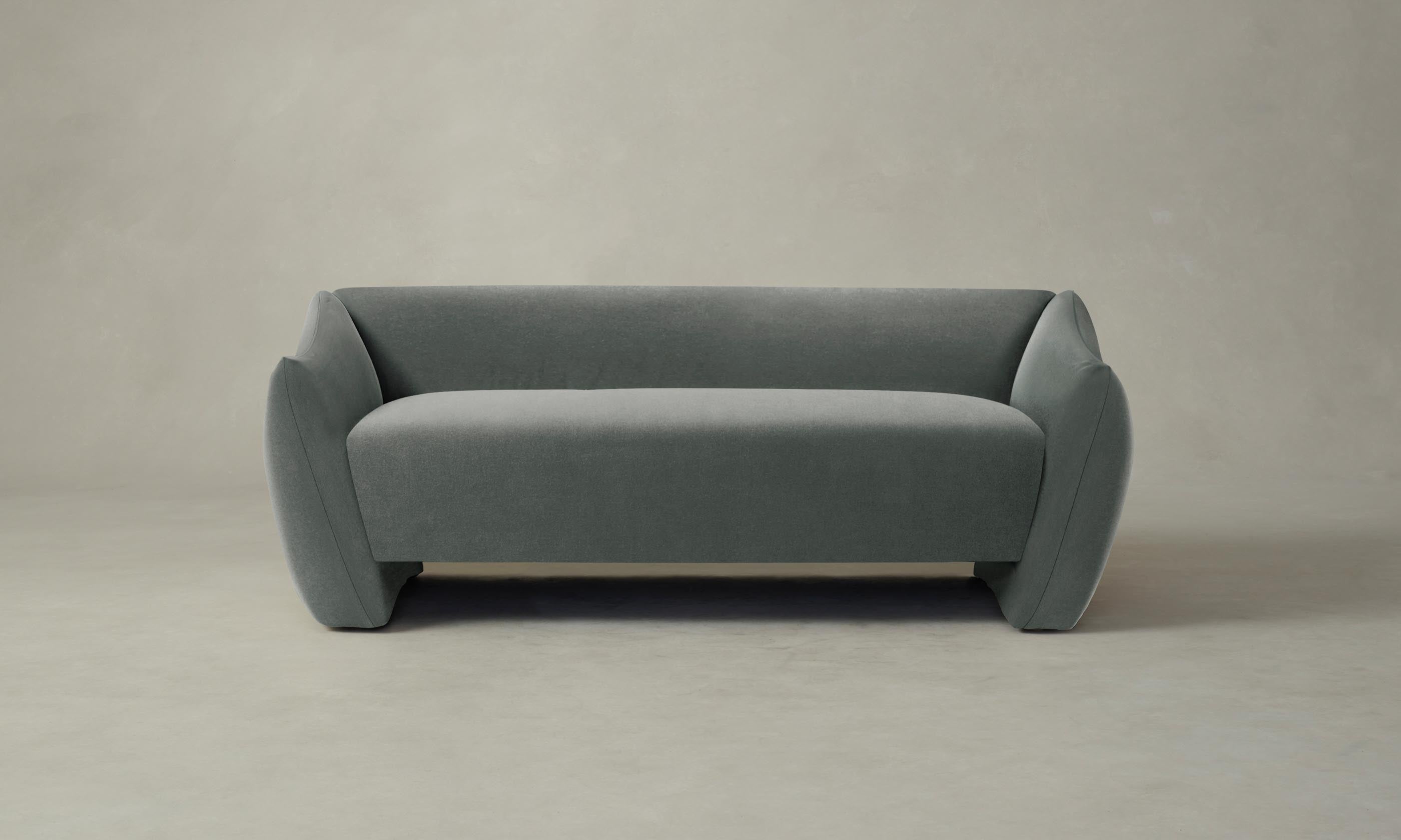 Luxury Mohair Fog Bond Settee - Elegant Sofa for Living Room, Lounge & Home Decor | Perfect for Modern & Classic Interiors
