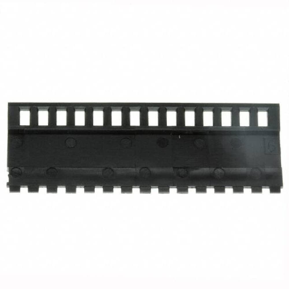 1-102541-3 Black Thermoplastic 30-Position Connector Cover - 100 Pack for Electrical Wiring, Automotive, and Industrial Applications