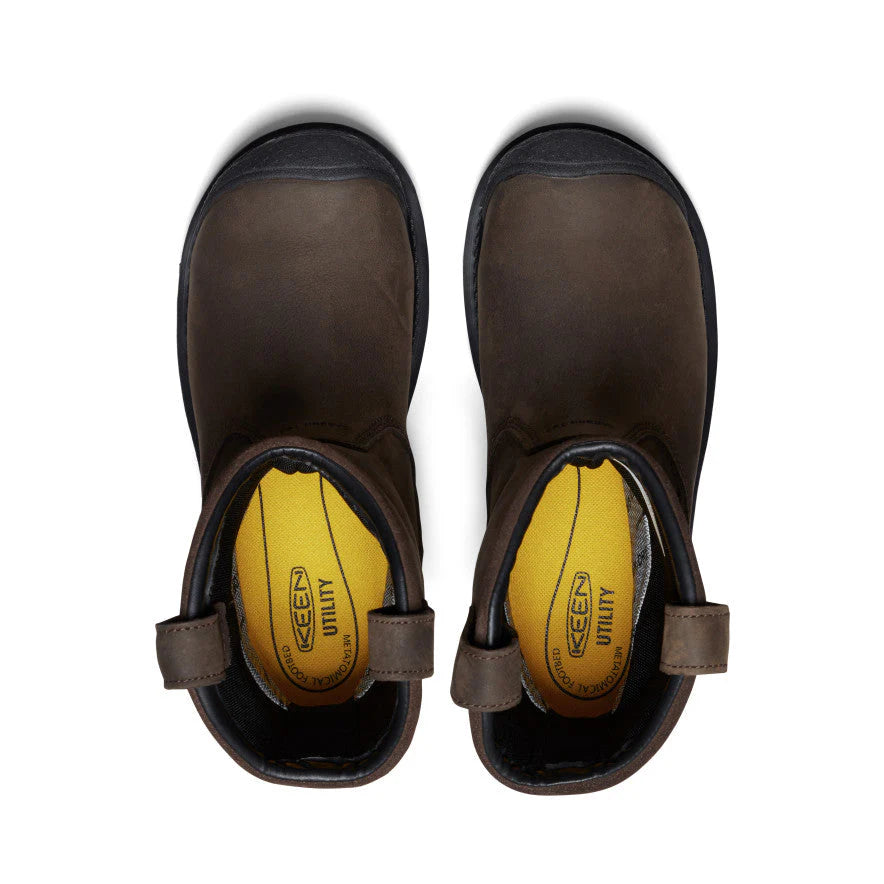 KEEN Men's Philadelphia Wellington CSA Approved Pull-On Work Boots - Waterproof, Slip-Resistant Safety Shoes for Construction, Farming & Outdoor Work