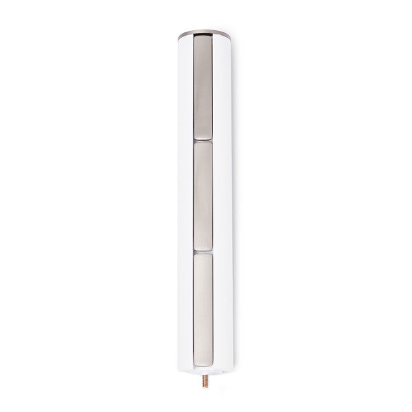 White Flapper Coat Rack - Vintage Style Wall Mounted Hooks for Entryway, Bedroom & Hallway Organization