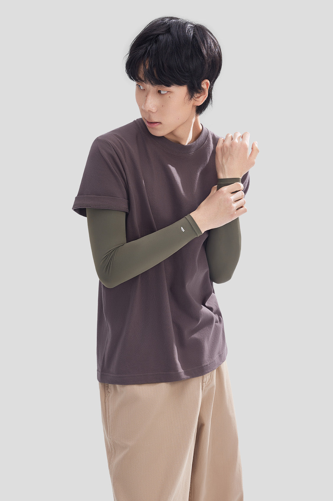 Cooling UPF50+ Sun Protection Arm Sleeves for Men - Breathable UV Blocking Sleeve Covers for Outdoor Sports, Running, Cycling & Golf