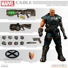 Mezco Toyz One:12 Collective Action Figure Cable - Premium Collectible for Marvel X-Men Fans | Perfect for Display, Photography & Comic Book Enthusiasts