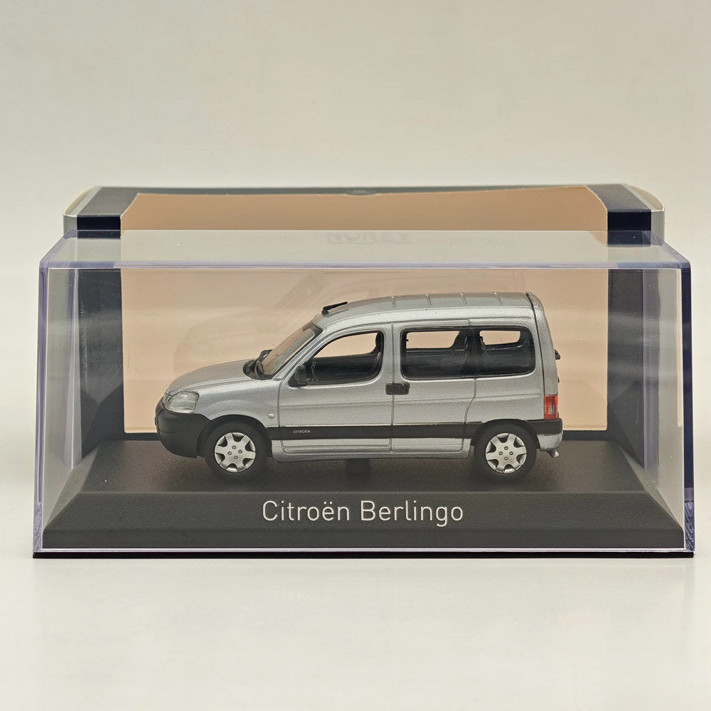 1/43 Scale Norev Citroen Berlingo 2004 Silver Diecast Model Car - Limited Edition Collectible for Display & Gifting