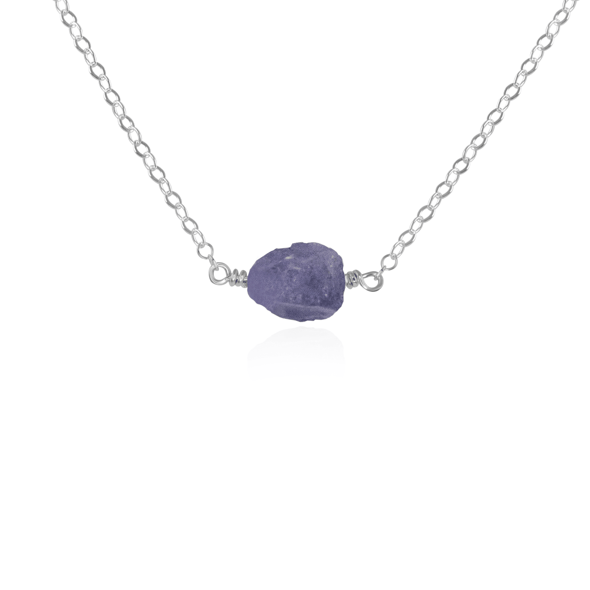 Natural Tanzanite Crystal Pendant Necklace - Raw Tanzanite Gemstone Jewelry for Women, Elegant & Unique Handmade Necklace - Perfect for Gifts, Weddings & Special Occasions
