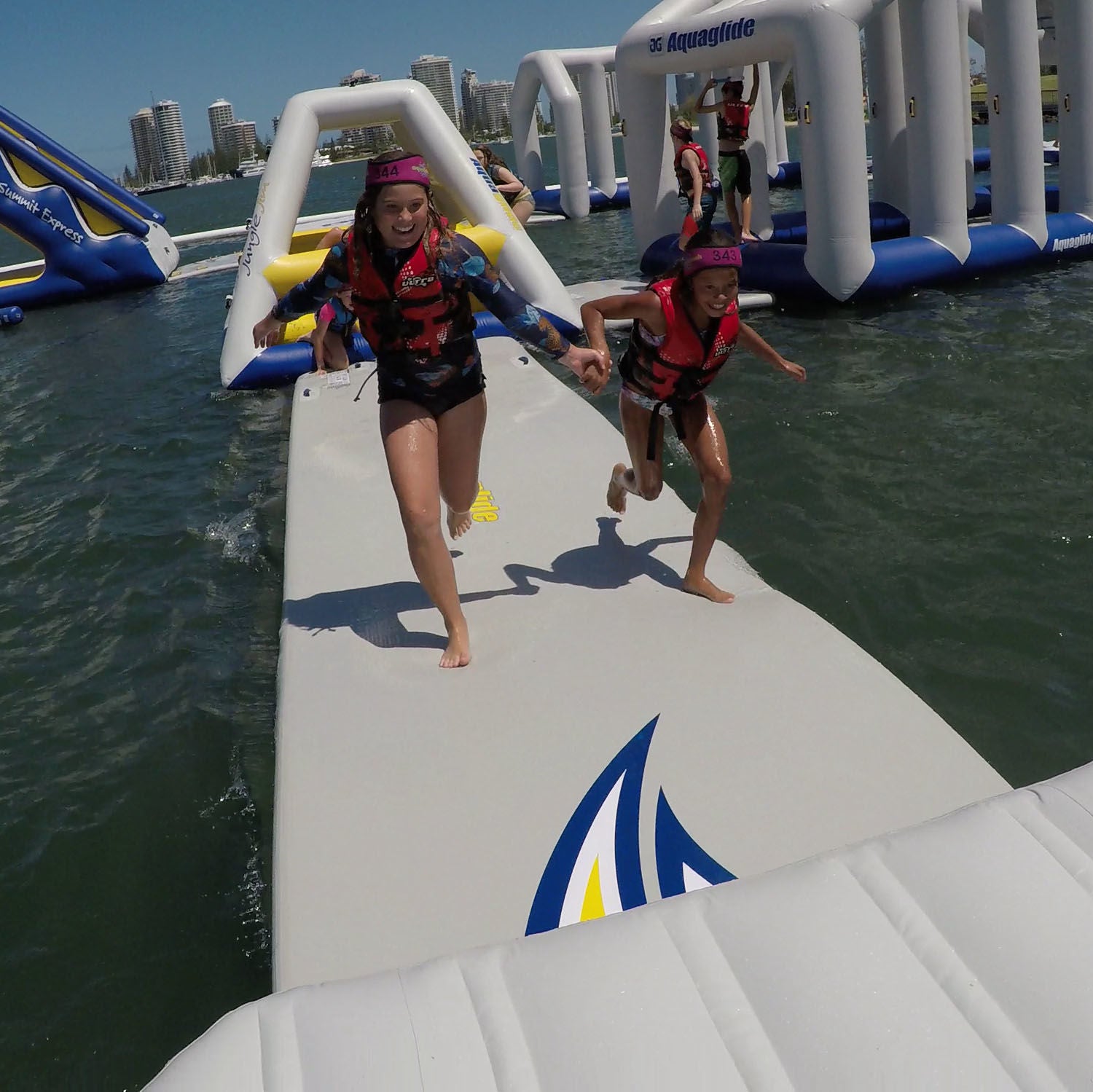 Aquaglide Speedway Floating Mat 20ft - Premium Inflatable Water Mat for Lakes, Pools & Beaches - Perfect for Relaxing, Sunbathing & Water Fun