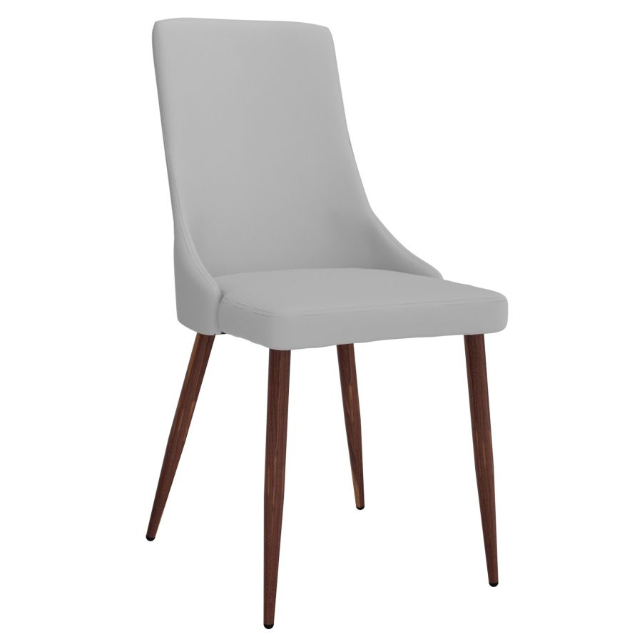Stylish Faux Leather Dining Chair - Cora Design for Modern Home & Restaurant Decor | Comfortable PU Leather Seat for Kitchen, Dining Room & Office
