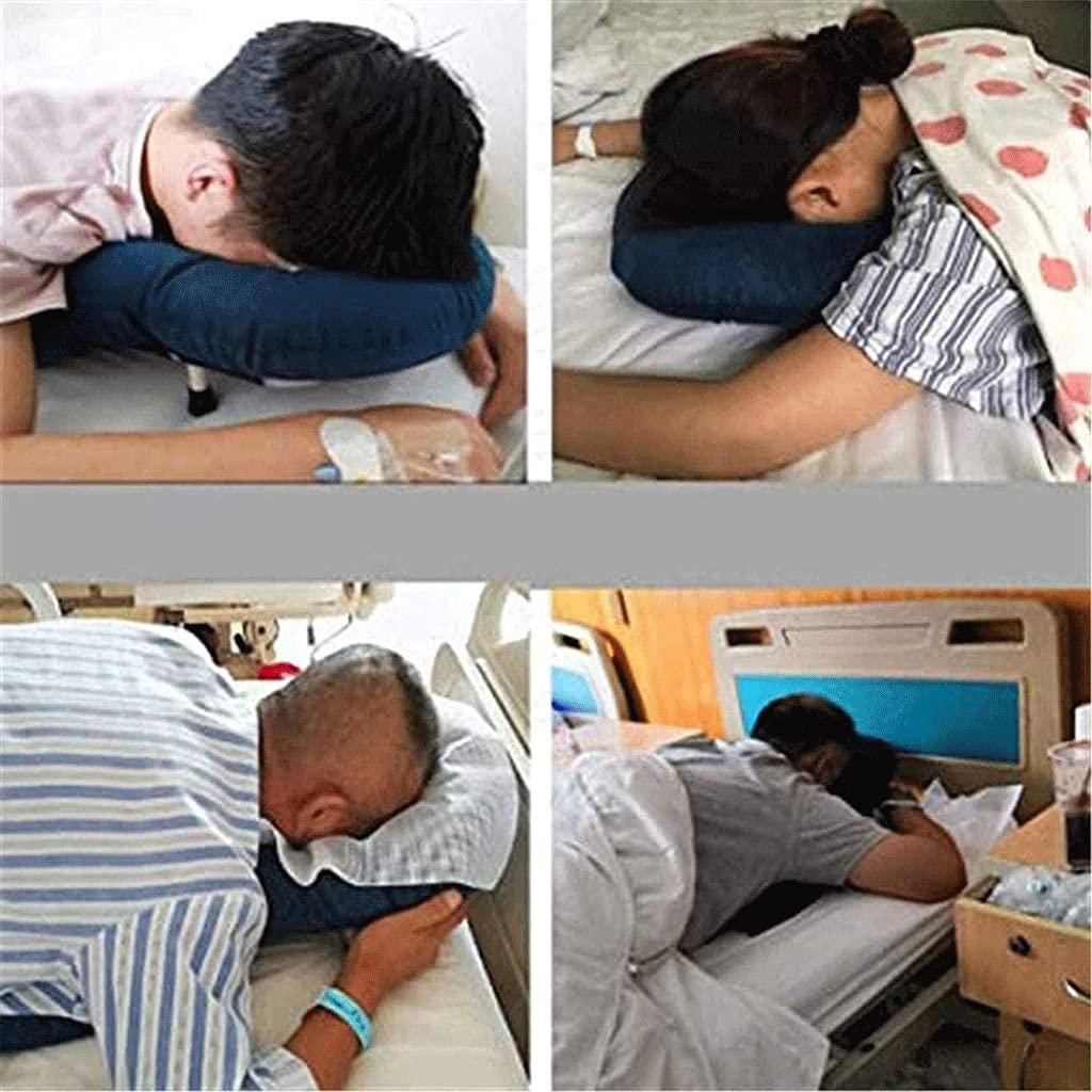 Post-Surgery Face Down Recovery Pillow for Eye Procedures - Inflatable Prone Positioning Pillow for Vitrectomy & Retinal Detachment - Portable Sleeping Aid for Comfortable Healing at Home or Hospital
