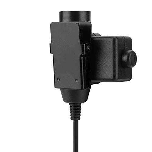 Tactical Headset with PTT Radio Adapter - Metal Clip, Clear Voice, Compatible with XiR Series 2-Way Radios - Perfect for Military, Security & Outdoor Communication