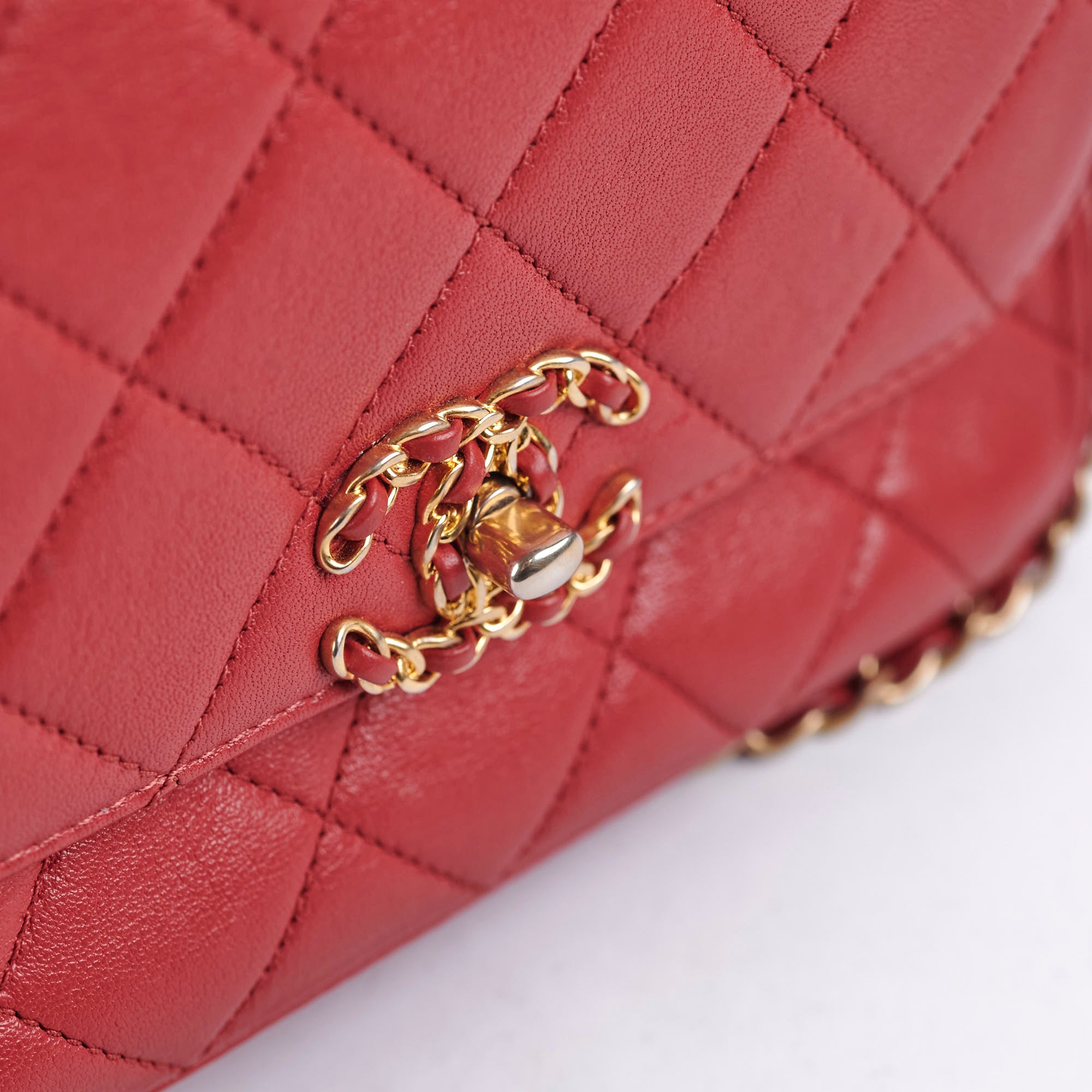 Chanel Seasonal Red Top Handle Bag - Luxury Designer Handbag for Women | Perfect for Parties, Weddings & Special Occasions