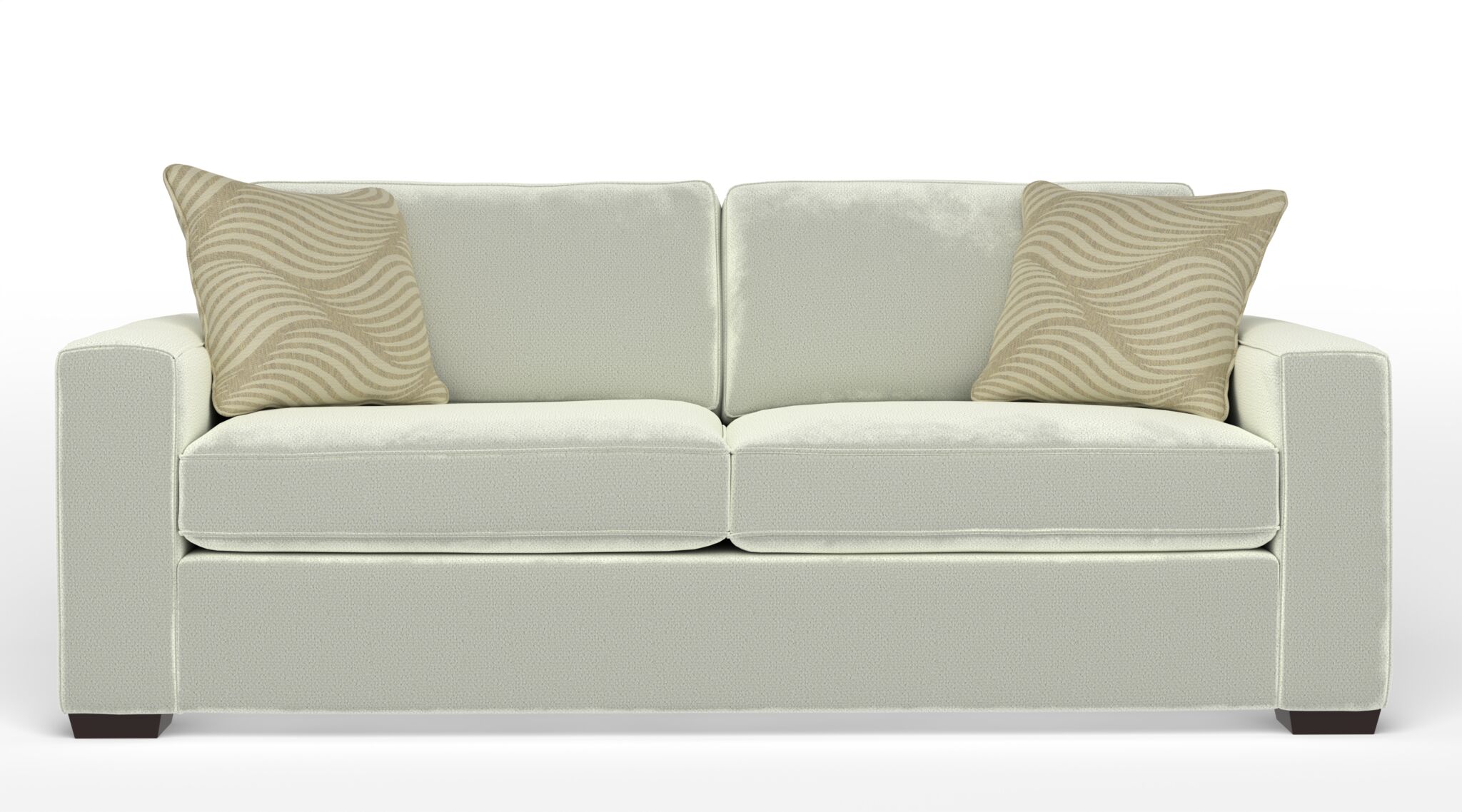 Celeste Snoopy Ivory Sofa - Modern Comfortable Living Room Couch for Small Spaces, Apartments & Cozy Home Decor | Perfect for Relaxing, Entertaining & Movie Nights