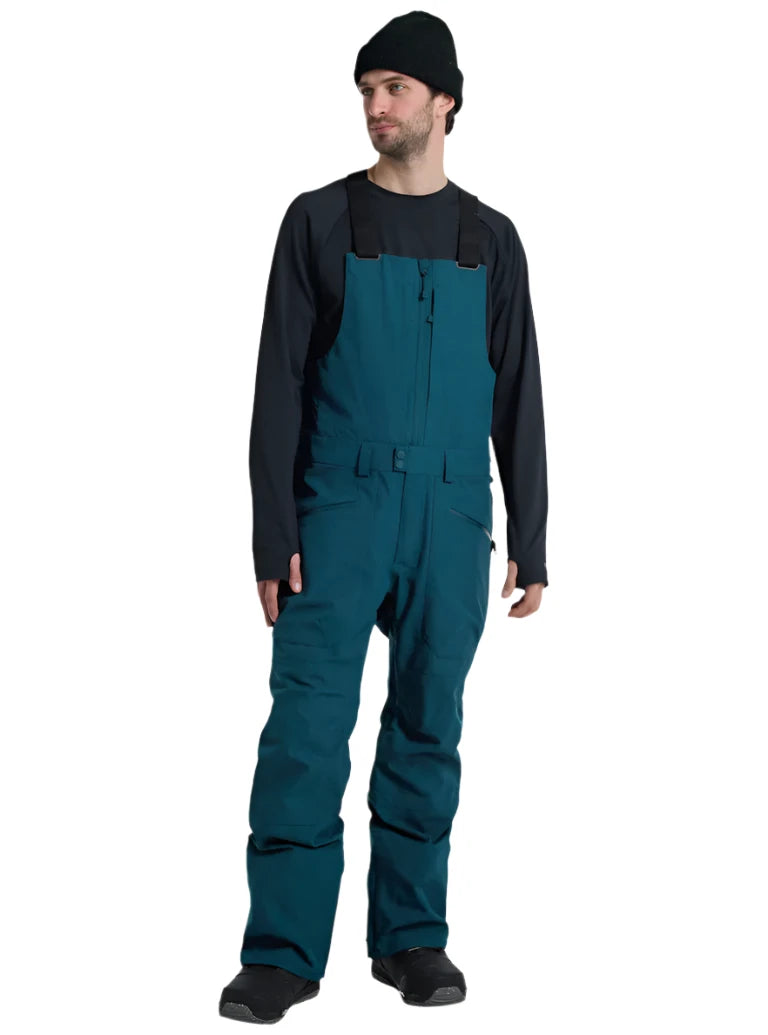 Burton Reserve Bib Snow Pants 2025 - Waterproof & Insulated Ski Bibs for Men & Women - Perfect for Snowboarding, Skiing & Winter Outdoor Adventures