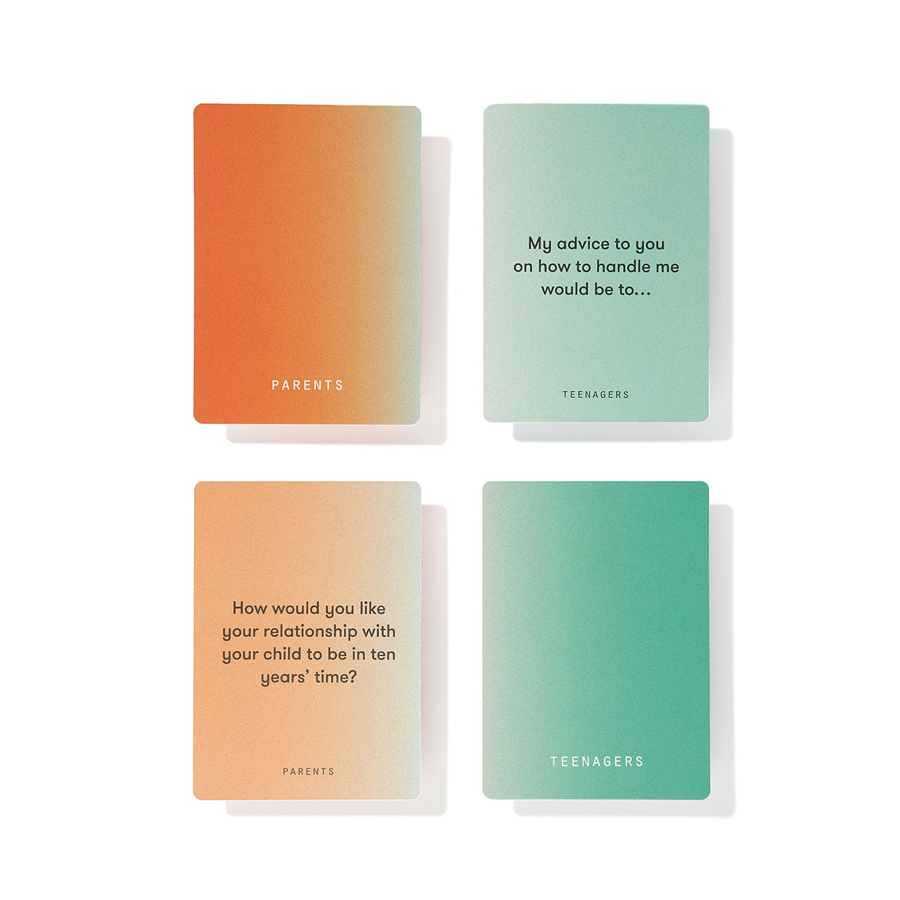 Parent-Teen Conversation Starter Cards - 100 Thought-Provoking Questions for Better Family Communication | Perfect for Family Game Night, Therapy Sessions & Quality Bonding Time