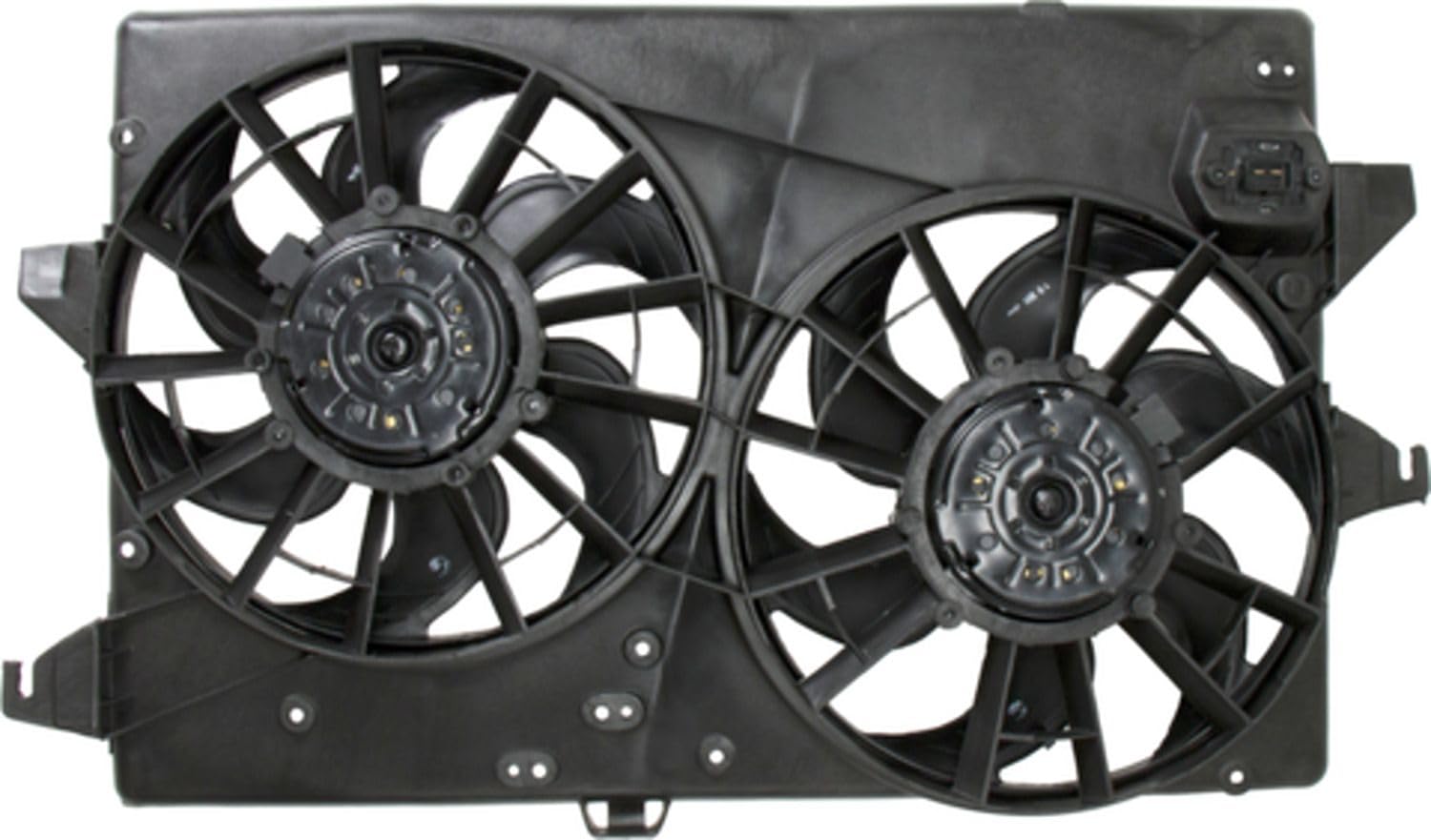 Four Seasons Radiator & Condenser Fan Assembly - 75282 | Replacement Cooling Fan for Cars & Trucks | Perfect for AC Repair & Engine Cooling Maintenance