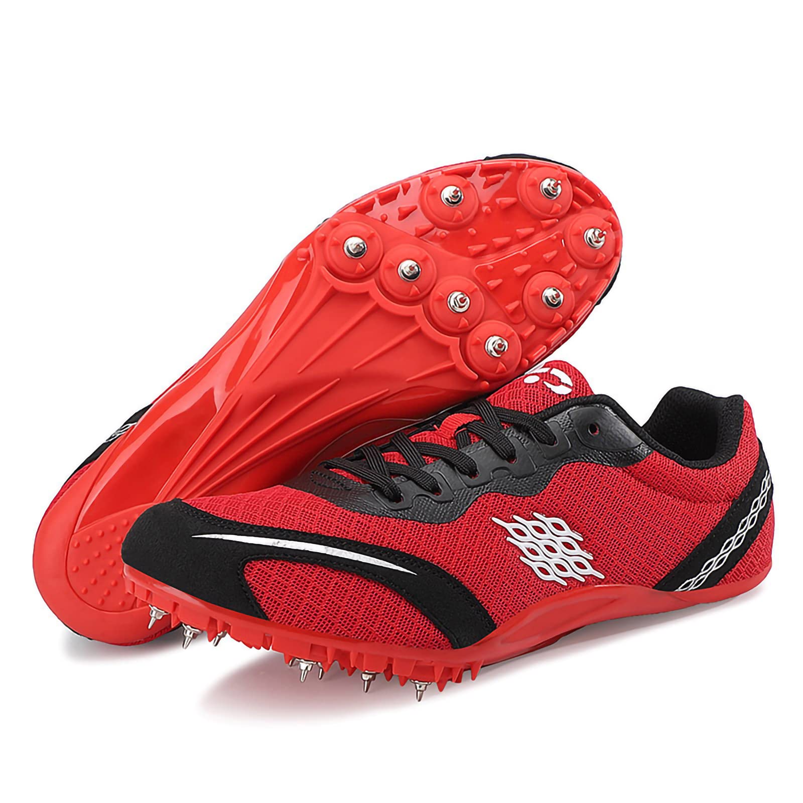 Professional Track & Field Spike Shoes - Lightweight Breathable Sprint Running Shoes for Men, Women, Boys & Girls (Sizes 5.5-10) | Perfect for Track Meets, Training & Competitive Running