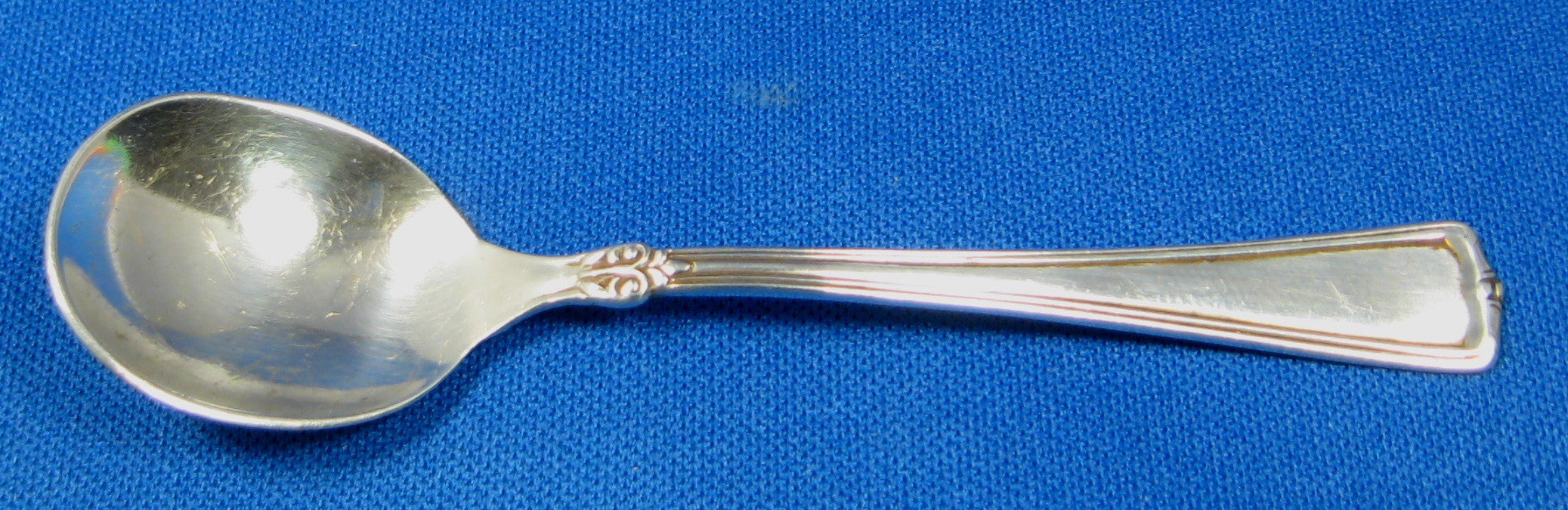 Vintage 1920s Sterling Silver Mustard Spoon & Master Salt Spoon - Antique Webster Silver USA - Perfect for Collectors, Tea Parties & Elegant Table Settings