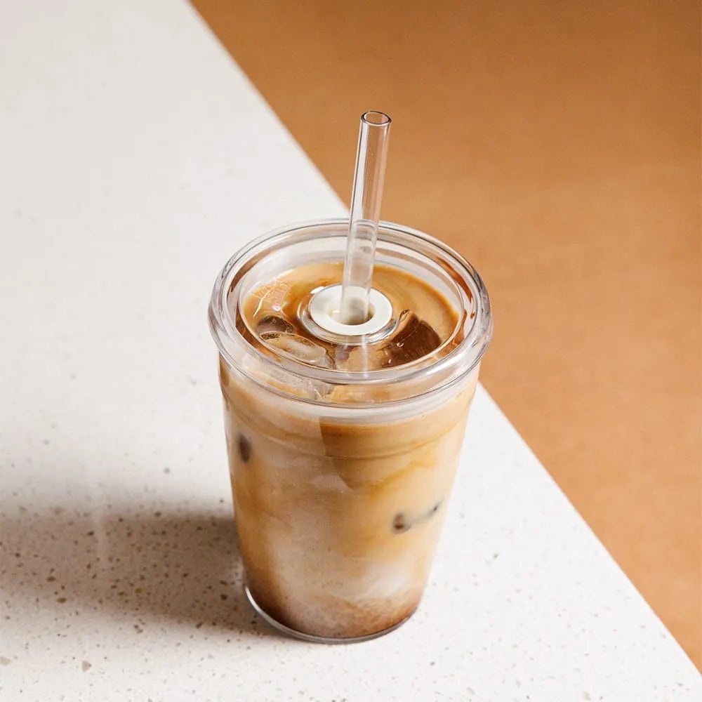 Original 12Oz Medium Cold Cup - Insulated Stainless Steel Tumbler for Iced Coffee, Smoothies & Cold Drinks - Perfect for Home, Office & Travel Use