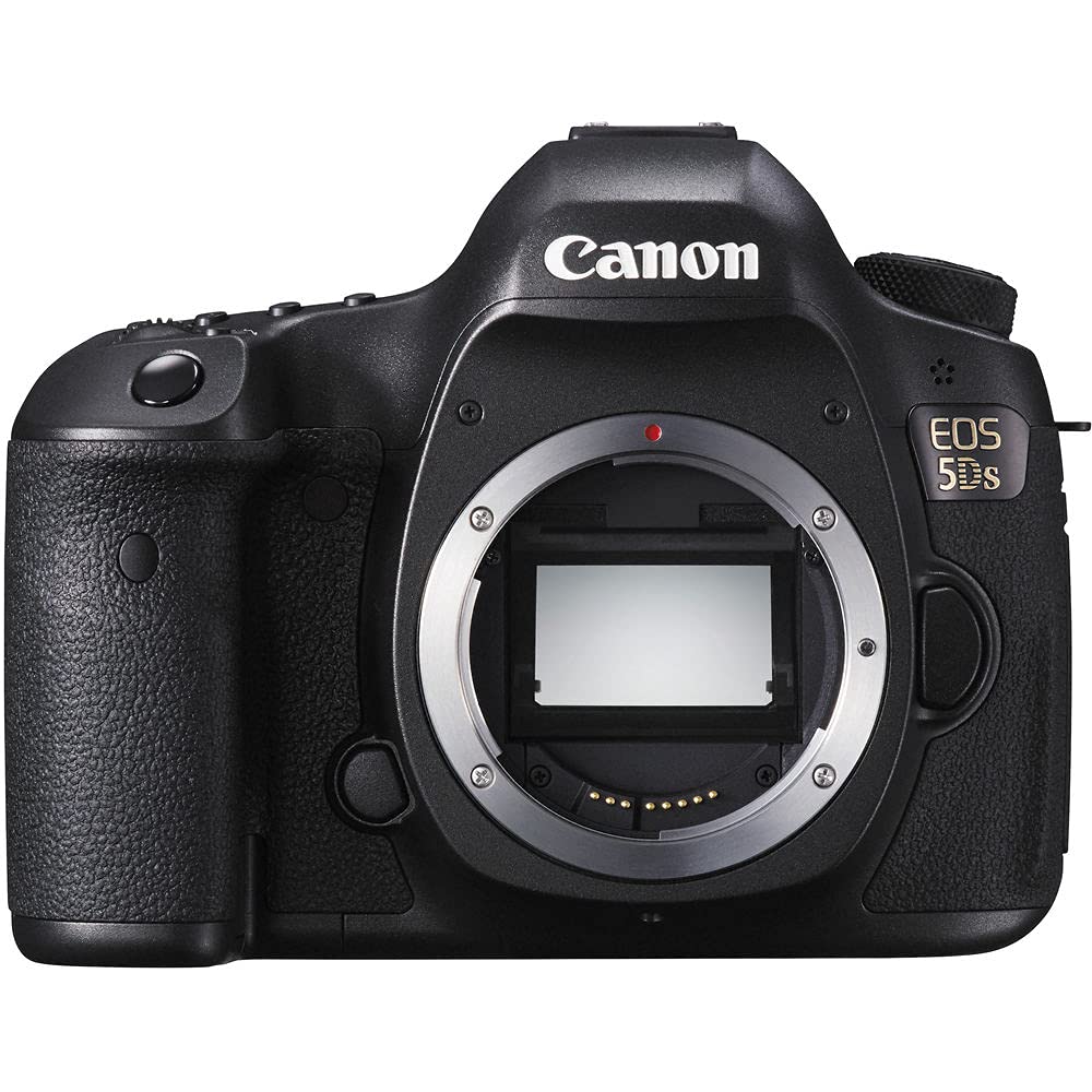 Canon EOS 5DS 50.6MP Full Frame DSLR Camera Body (Renewed) with EF 50mm f/1.8 Lens, 64GB SD Card, Case, Filter Kit, Photo Software, 2 Batteries - Perfect for Professional Photography, Portraits & Travel