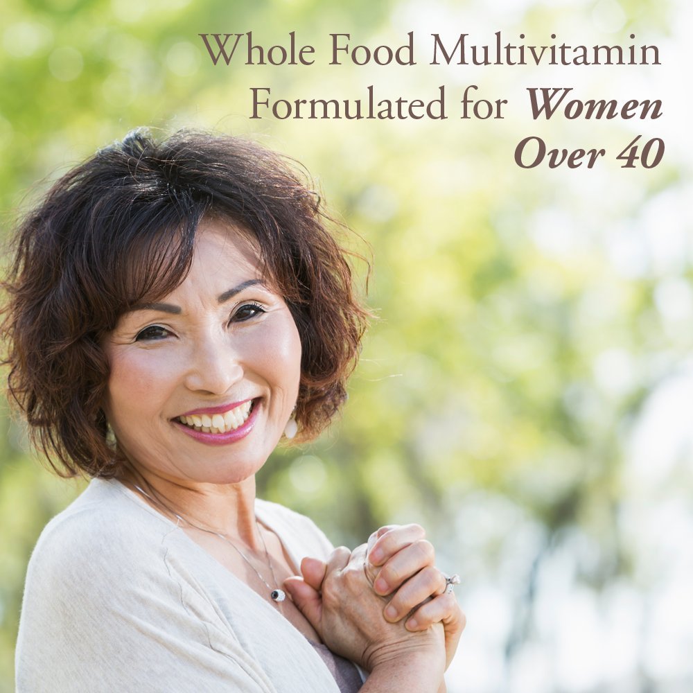 Garden of Life Organics Women's Multivitamin 40+ - 60 Vegan Tablets with High Potency Zinc 30mg, Vitamin C & Multimineral Supplement | Supports Immune Health, Energy & Bone Strength for Women Over 40 | Perfect for Daily Wellness, Active Lifestyles & Menopause Support