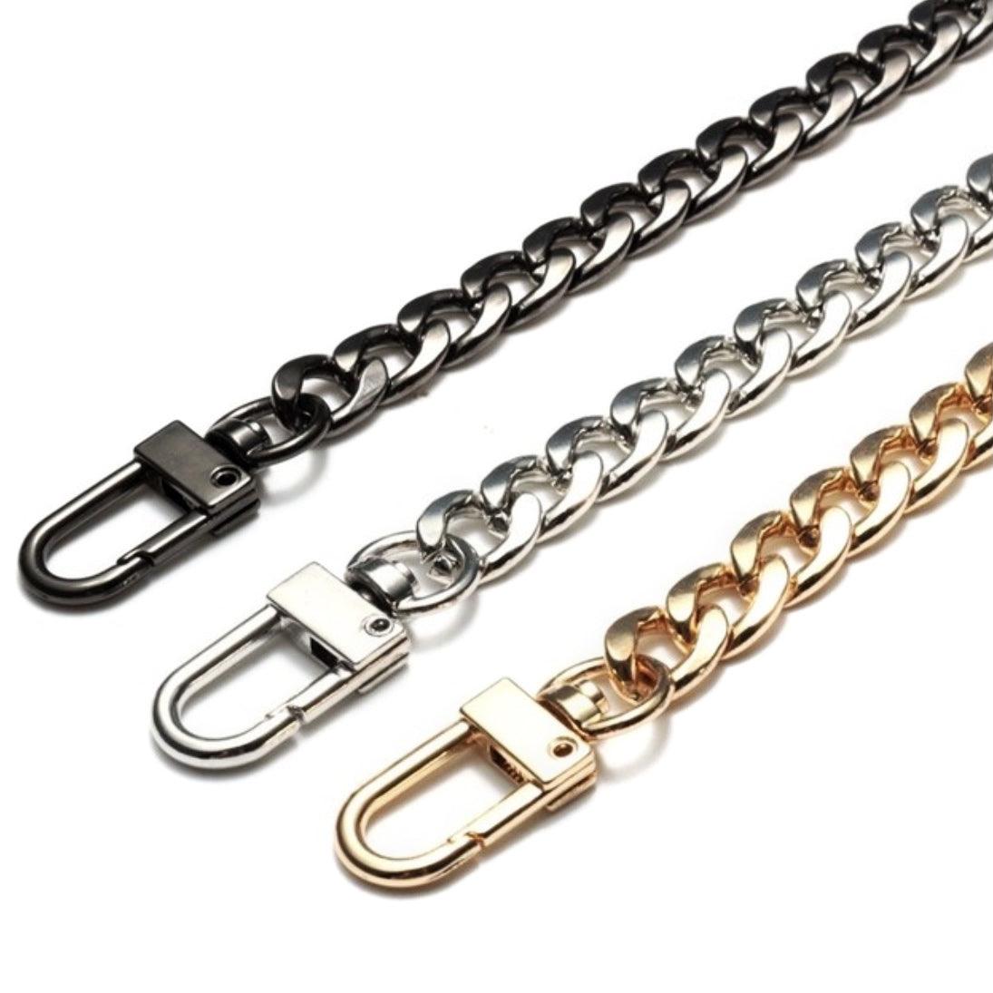 Detachable Crossbody Chain Strap for Women - Adjustable Shoulder Bag Strap - Fashionable Purse Accessory for Everyday Use, Travel & Shopping