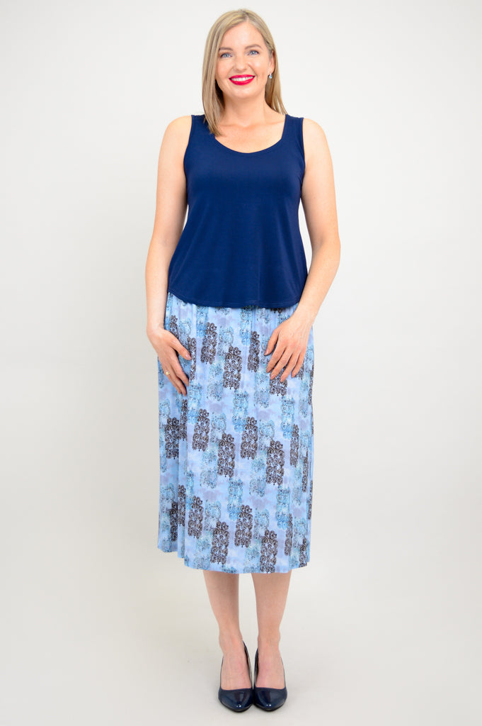 Blythe Skirt by Lifetree - Premium Linen Bamboo Blend Women's Skirt for Summer, Casual Wear, and Outdoor Activities