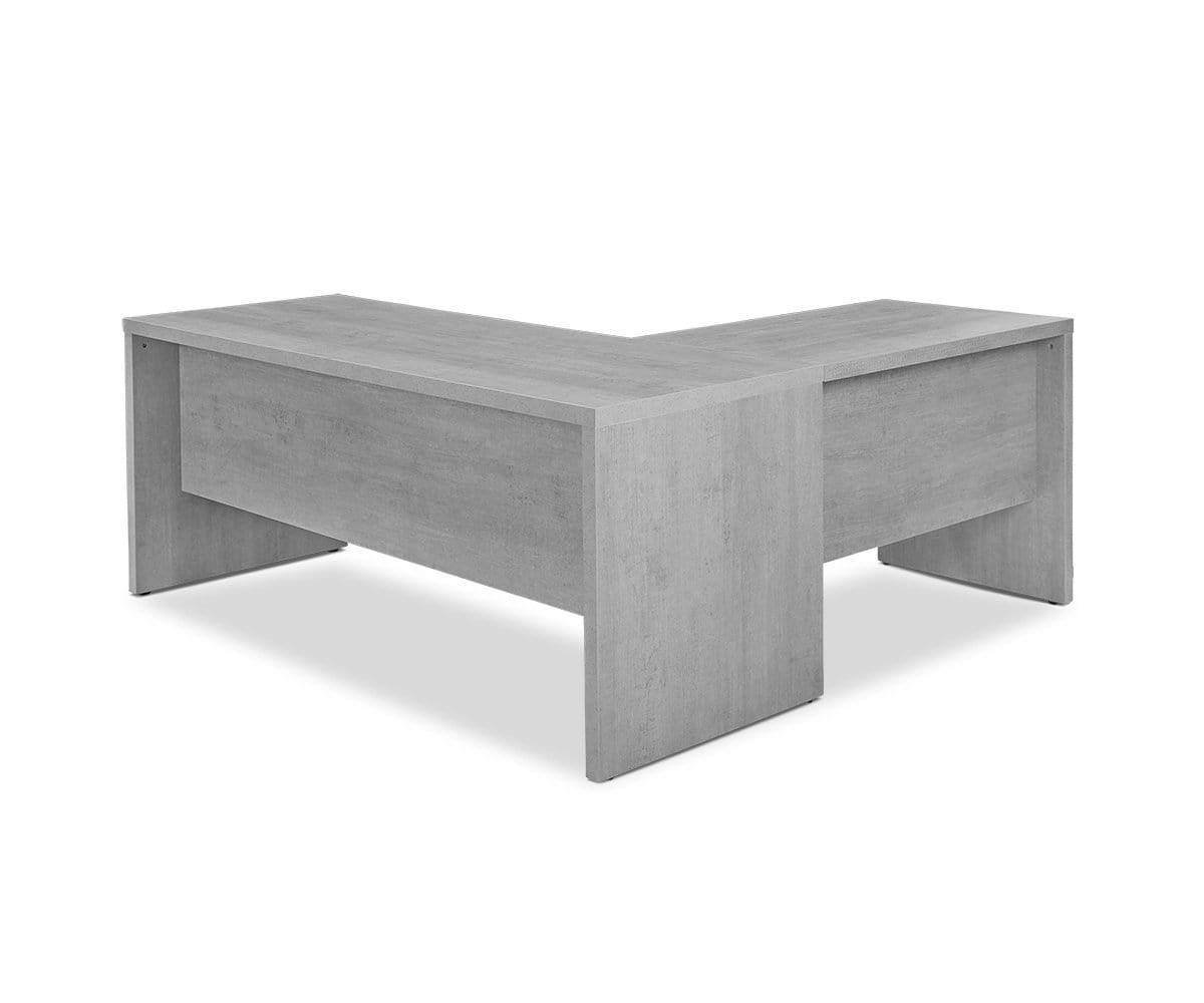 Ergonomic Sten Return Desk - Adjustable L-Shaped Office Desk with Storage Shelf | Perfect for Home Office, Small Spaces & Modern Workspaces