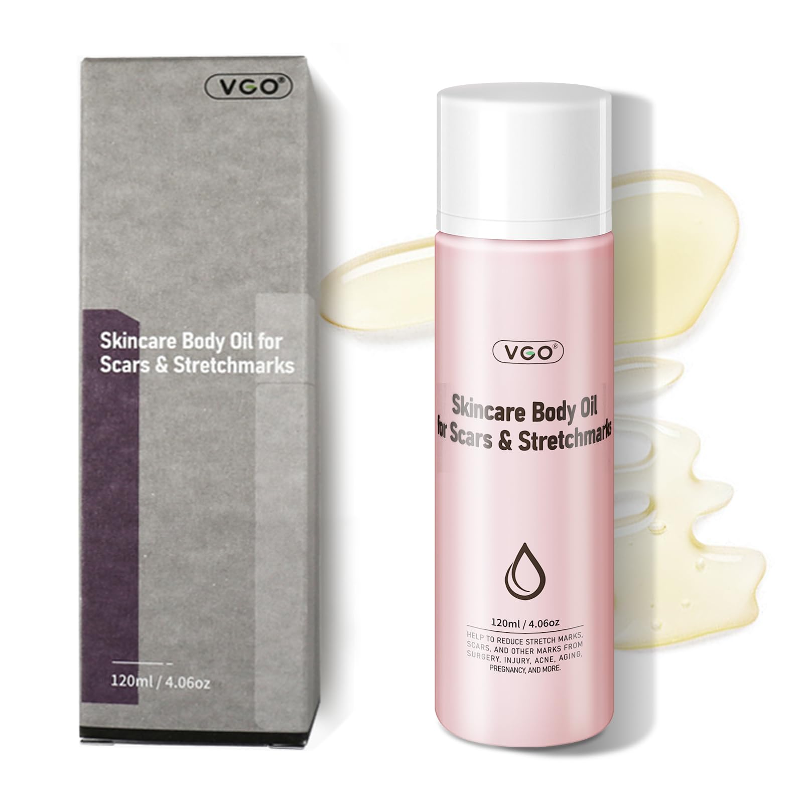 VGO Skincare Body Oil with 92% Snail Mucin - Deep Moisturizing & Hydrating for Dry Skin - Perfect for Daily Use, Post-Shower & Nighttime Skincare Routine
