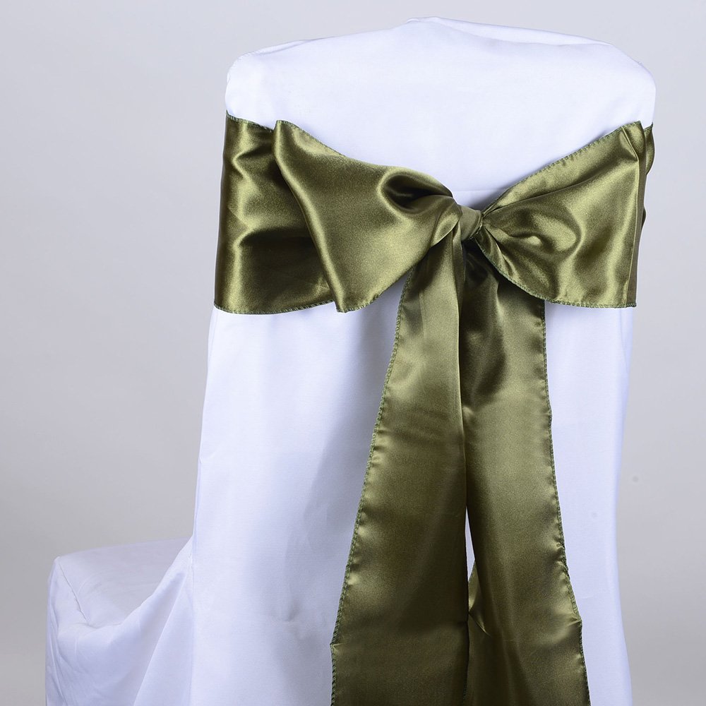 BBCrafts Satin Chair Sash - Pack of 10 (6