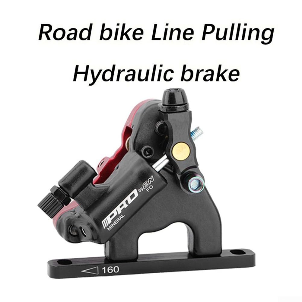 Flat Mount Disc Brake Caliper - Mechanical to Hydraulic Conversion for Road Bikes, Mountain Bikes, E-Bikes & Electric Bikes (Front & Rear) | Perfect for Commuting, Trail Riding & Urban Cycling