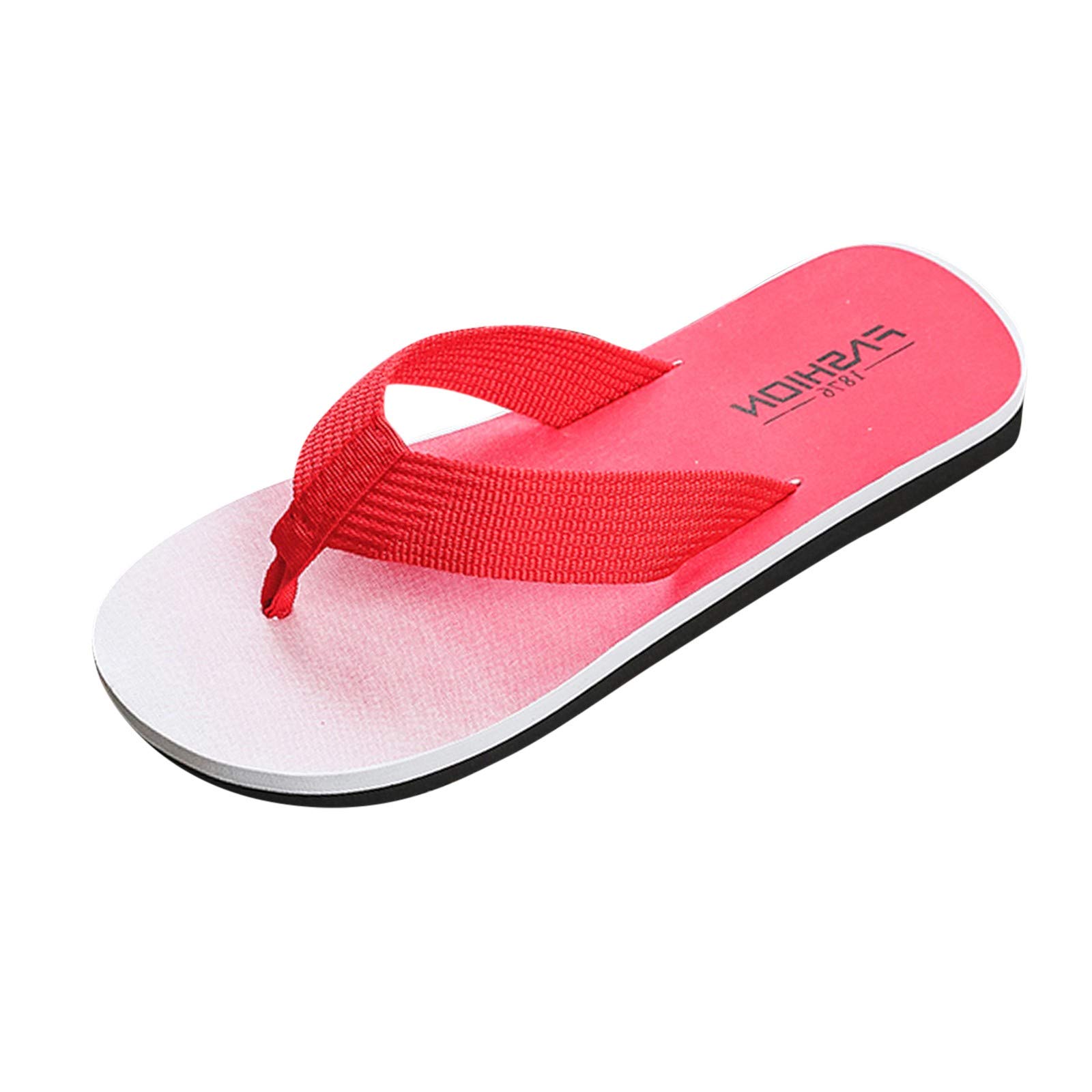 **Men's Memory Foam Flip-Flops – Breathable Summer Slippers for Home & Beach – Comfortable Flat Sandals Size 10 – Perfect for Relaxation, Travel & Outdoor Activities**