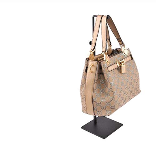 Adjustable Height Metal Handbag Stand - Sturdy Bag Display Holder for Women's Purses, Clutches & Totes - Perfect for Retail Stores, Boutiques & Home Closet Organization