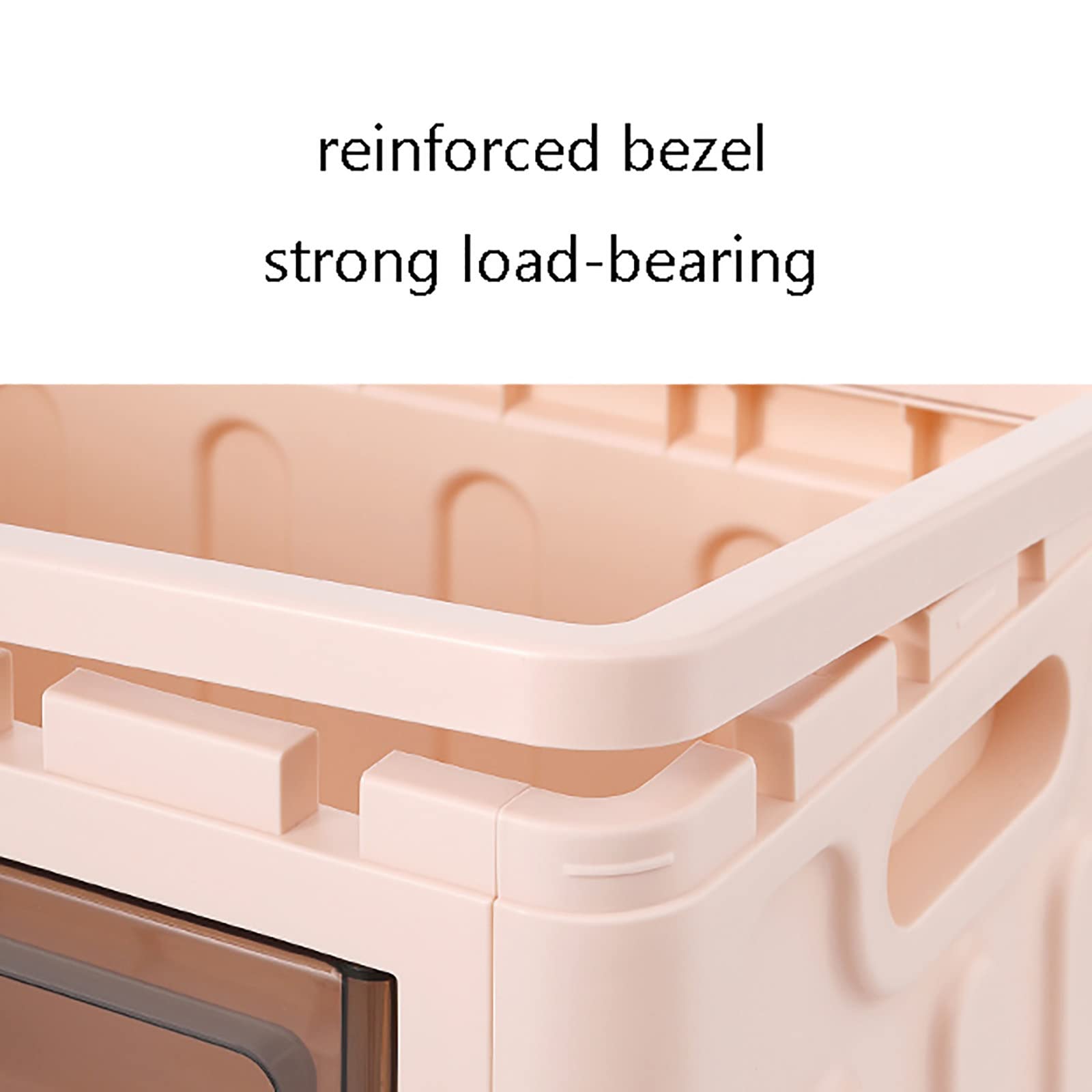 3-Layer Foldable Storage Box | Multi-Functional Storage Cabinet for Home Organization | Space-Saving Closet & Bathroom Organizer | Free Combination Design for Bedroom, Office & Kids Room Storage