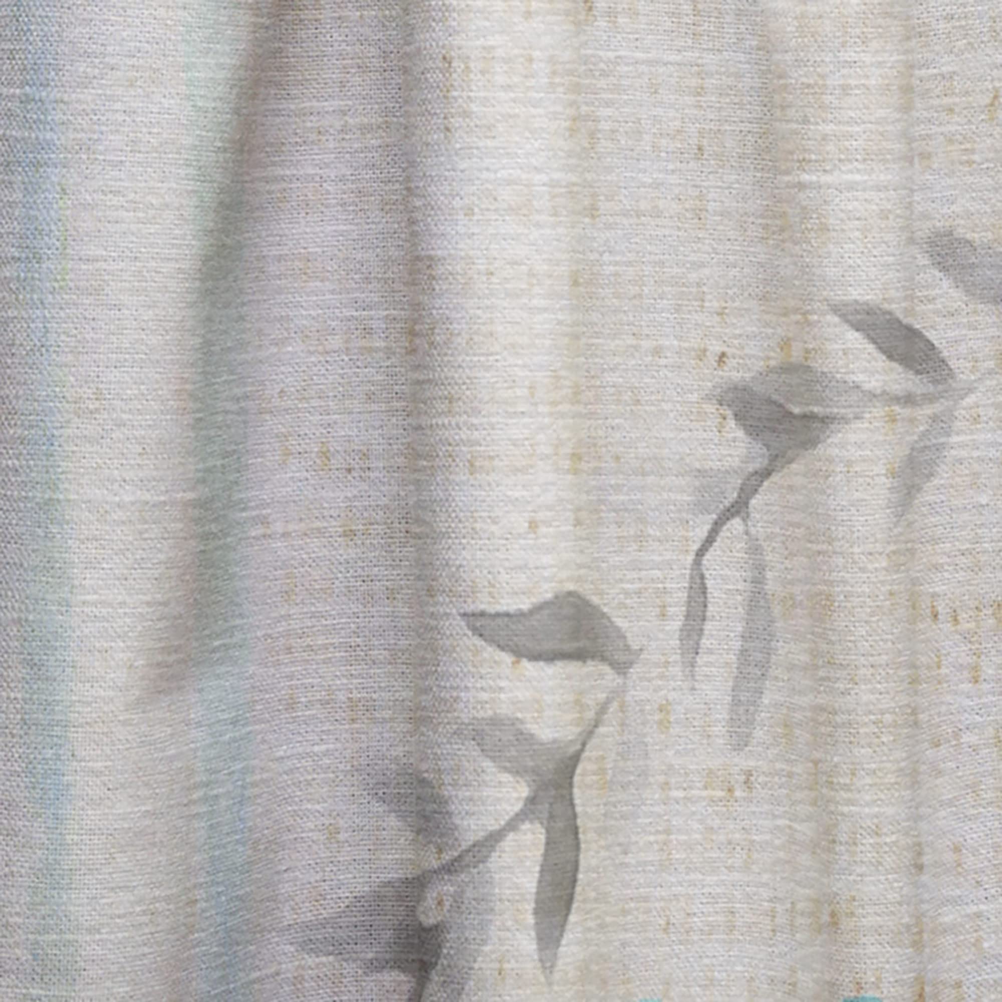 Farmhouse Floral Blackout Curtains - Thermal Insulated Single Panel 52x108 - Bedroom & Living Room Window Drapes for Home Decor | Perfect for Cozy Farmhouse Style & Light Control