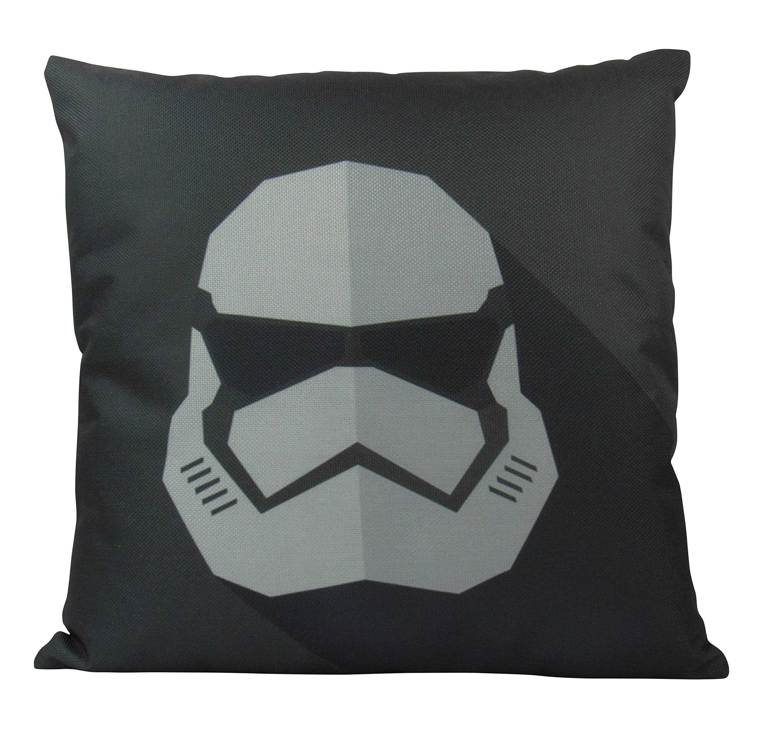Storm Trooper Vector Art Pillow Cover - Fun Birthday Gift, Home Decor Throw Pillow for Kids Room & Living Room - Perfect for Star Wars Fans & Themed Bedroom Decor