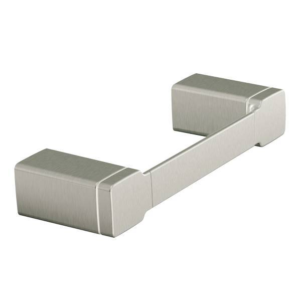 Moen YB8886BN 90 Degree Towel Bar and Ring Set in Brushed Nickel - Perfect for Bathroom and Kitchen Organization